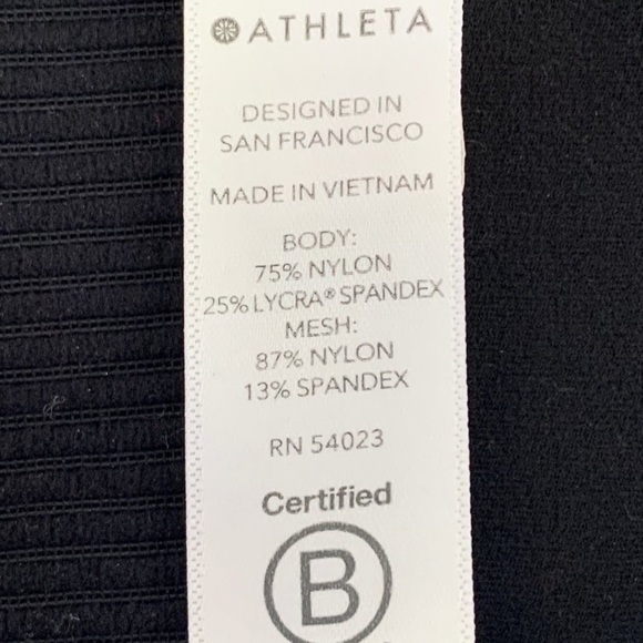 ATHLETA Arita Heel Tights | Black | High Rise | Size S - Picture 9 of 10